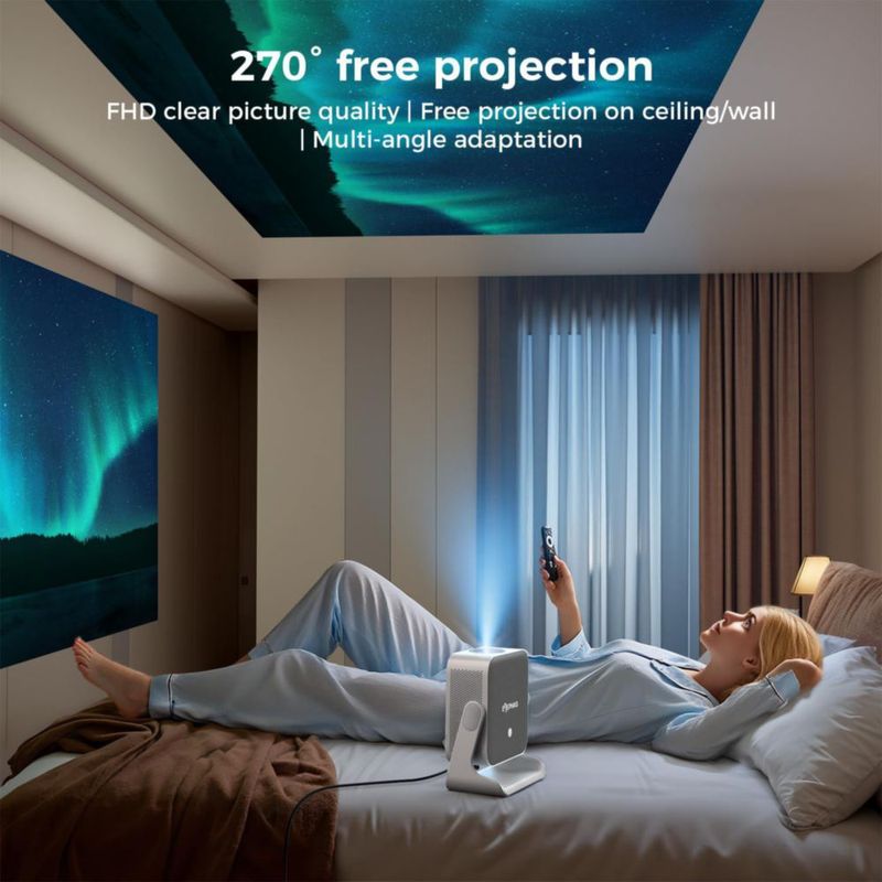Proyector de video ELEPHAS K350 4K inteligente con Wi‑Fi y Bluetooth