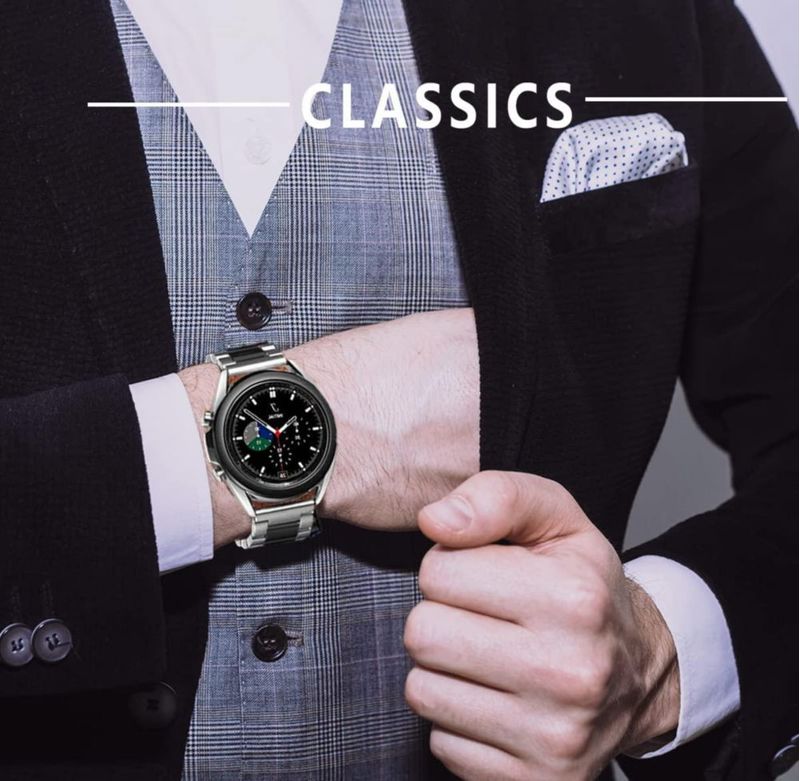 Correa de reloj Olytop Galaxy Watch 5 Pro 45 mm/44 mm/40 mm negra