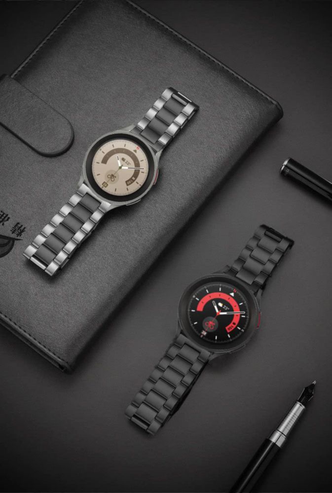 Correa de reloj Olytop Galaxy Watch 5 Pro 45 mm/44 mm/40 mm negra