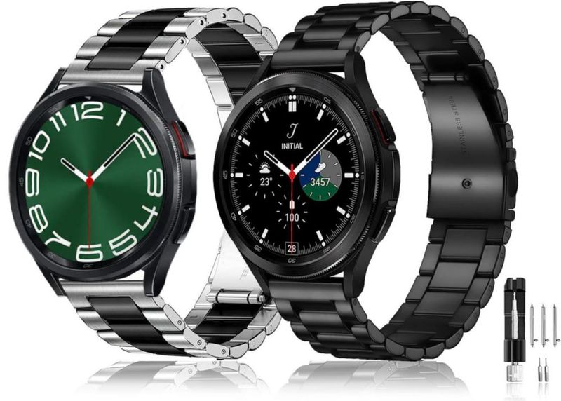 Correa de reloj Olytop Galaxy Watch 5 Pro 45 mm/44 mm/40 mm negra
