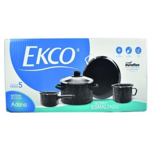 Bateria de Cocina Ekco 99427 Esmaltado 5 Pz -End