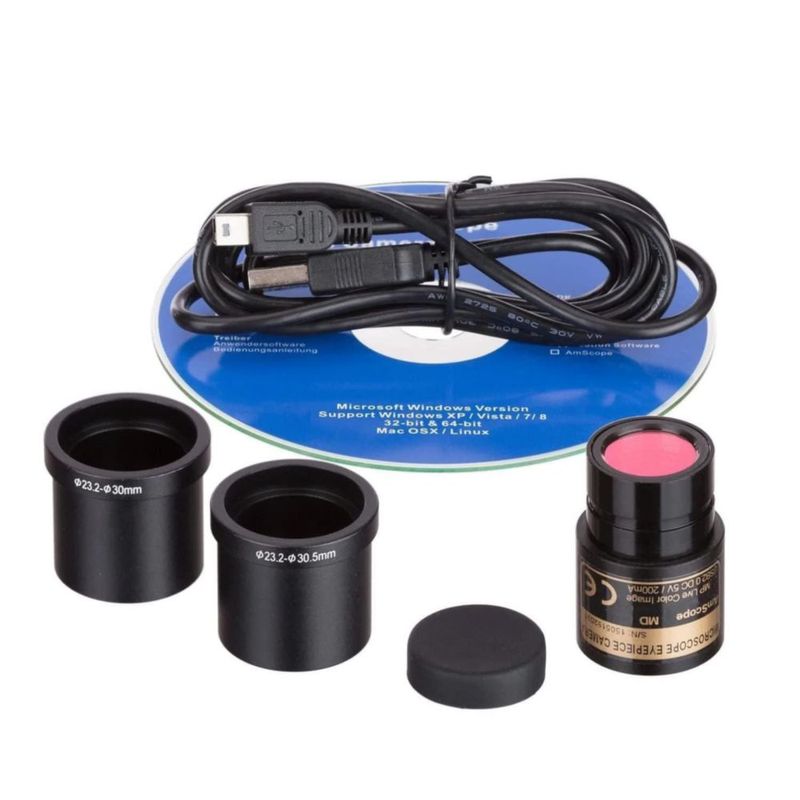 Cámara de Microscopio AmScope MD1200A 12 MP USB 2.0