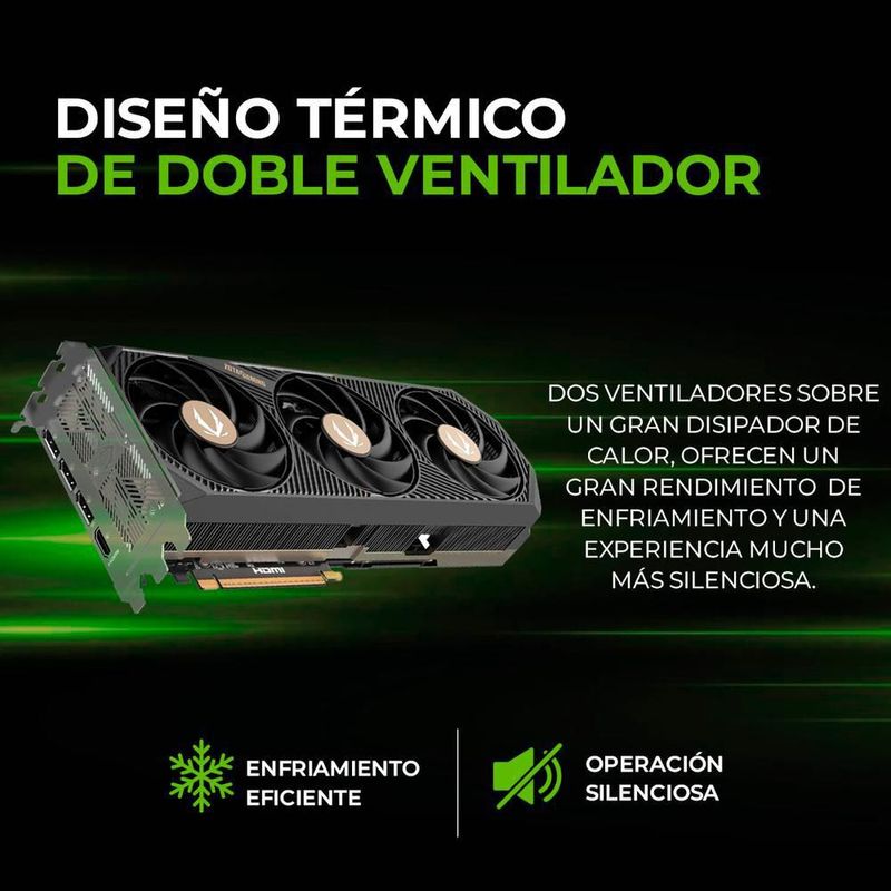Tarjeta de video zotac geforce rtx 5080 oc 16gb 1801 ai tops