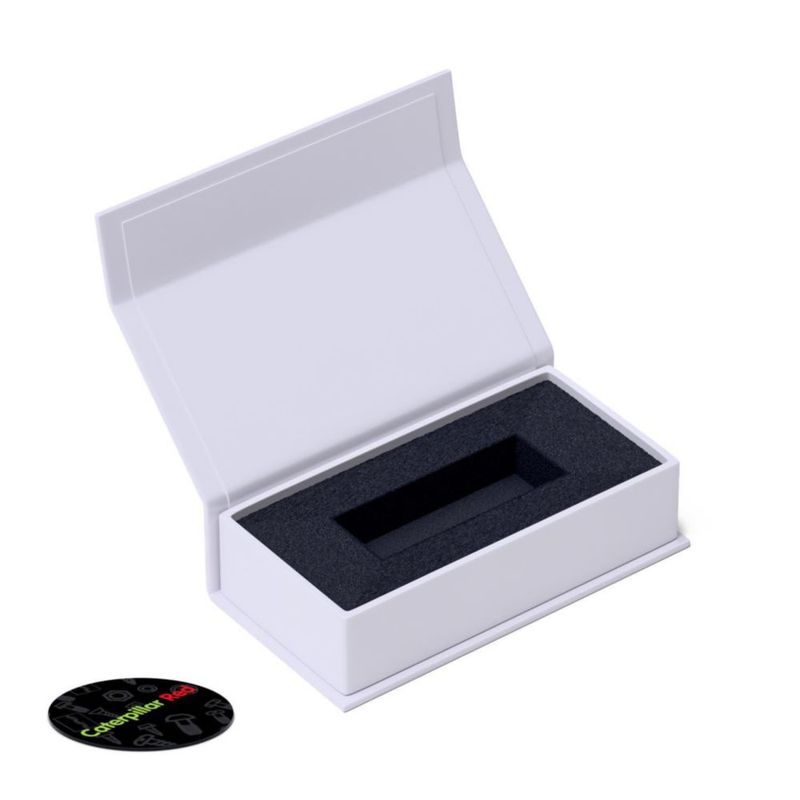 Caja de presentación magnética Caterpillar Red 10 × 5 × 3 cm – Pack de 4