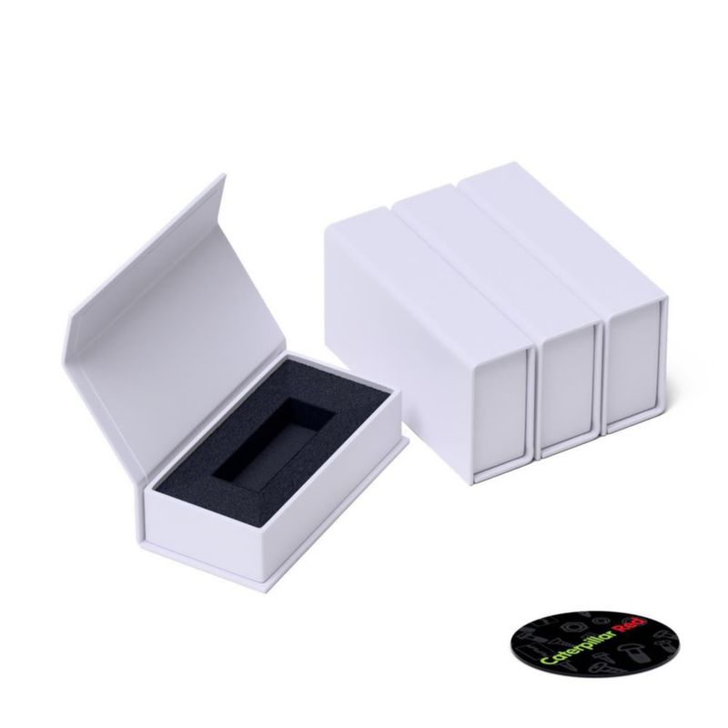 Caja de presentación magnética Caterpillar Red 10 × 5 × 3 cm – Pack de 4