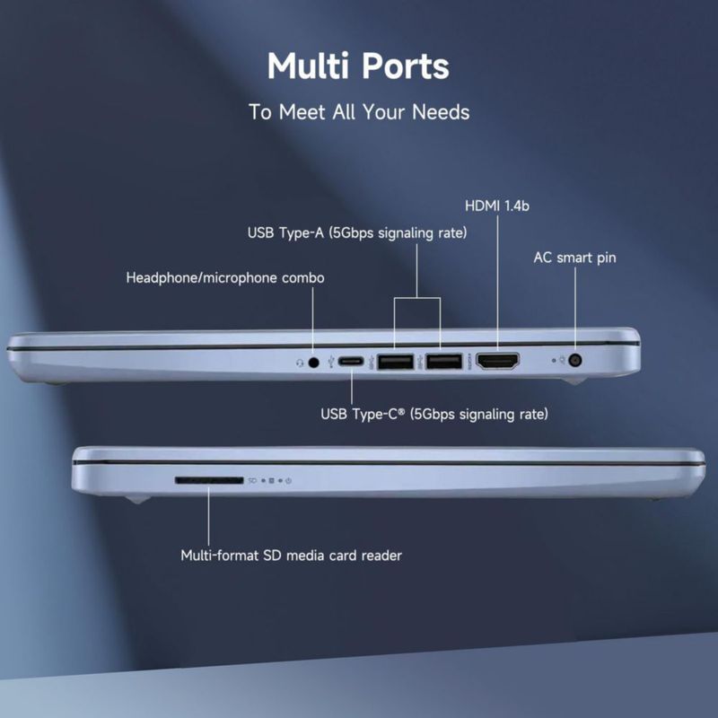 Portátil HP 35 cm Intel N150 8 GB RAM 128 GB UFS Windows 11