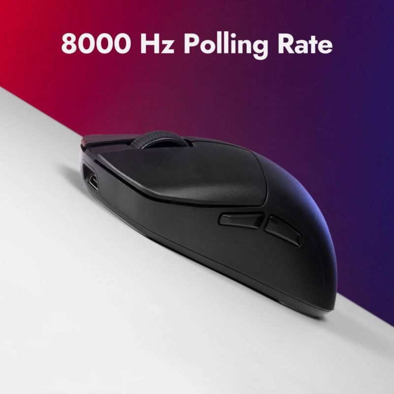 Ratón Gaming LEMOKEY G1 8K Inalámbrico 55 g Negro