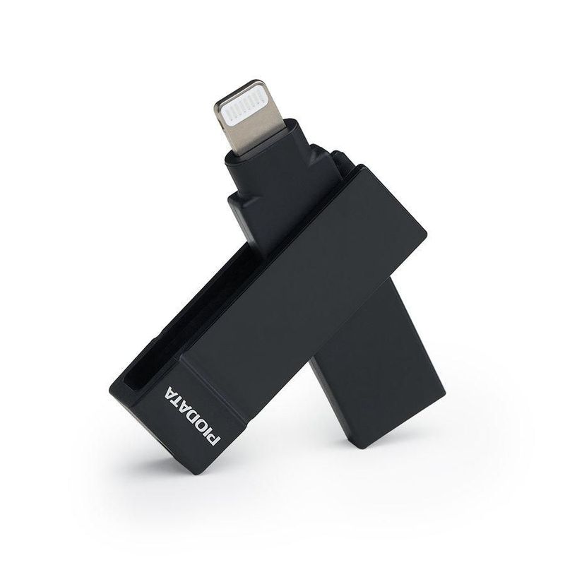 Memoria de almacenamiento PIODATA IXFlash 512GB Lightning a USB-C Rosa Morandi