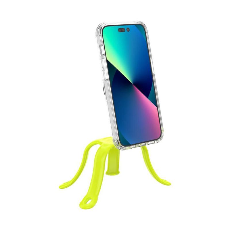 Soporte Flexible PopSockets para Celular – Amarillo Neón