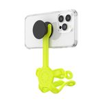 Soporte Flexible PopSockets para Celular – Amarillo Neón