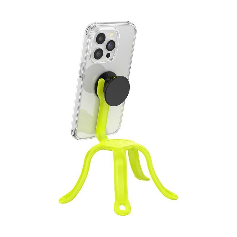Soporte Flexible PopSockets para Celular – Amarillo Neón