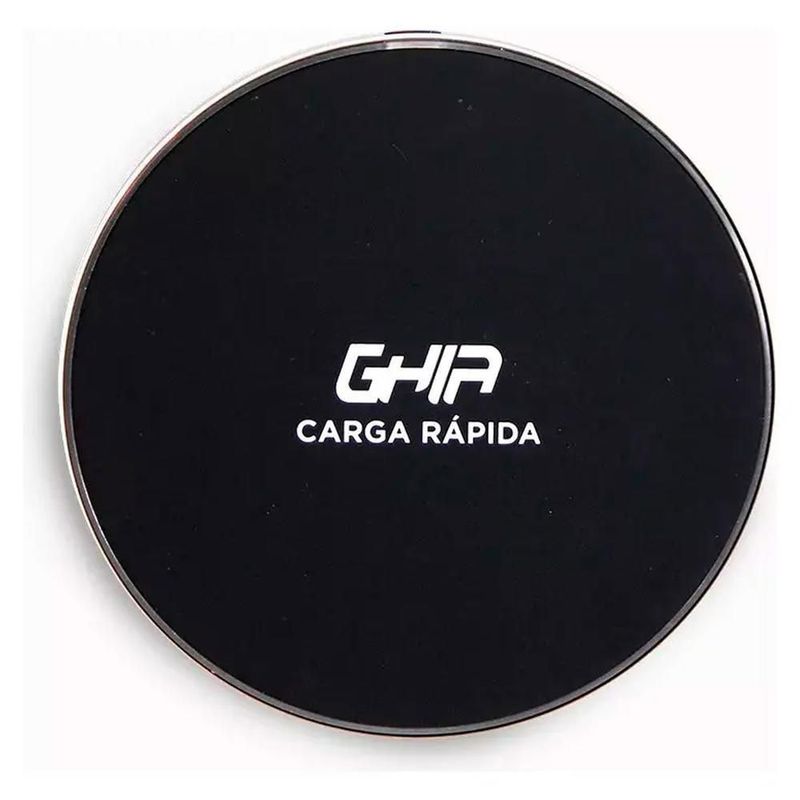 Cargador inalámbrico ghia qi qc2.0 carga rapida 10w ac-6882
