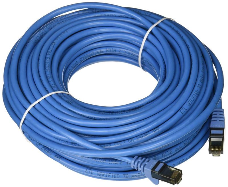 Cable de red Belkin Cat6 23 m azul sin enganche