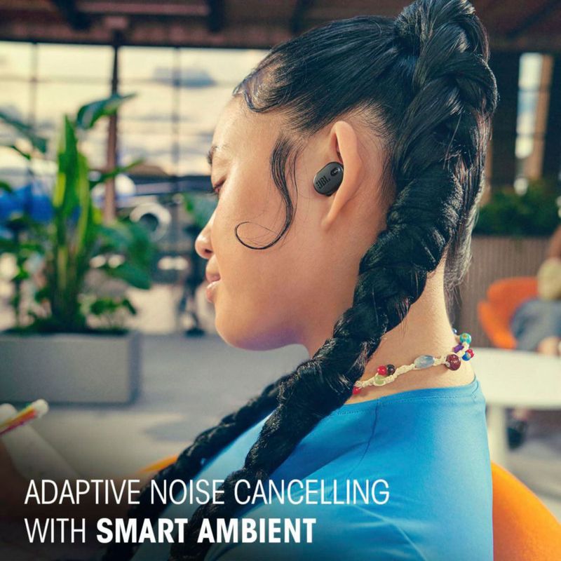Auriculares inalámbricos con cancelación de ruido JBL Tune Buds 2 blancos