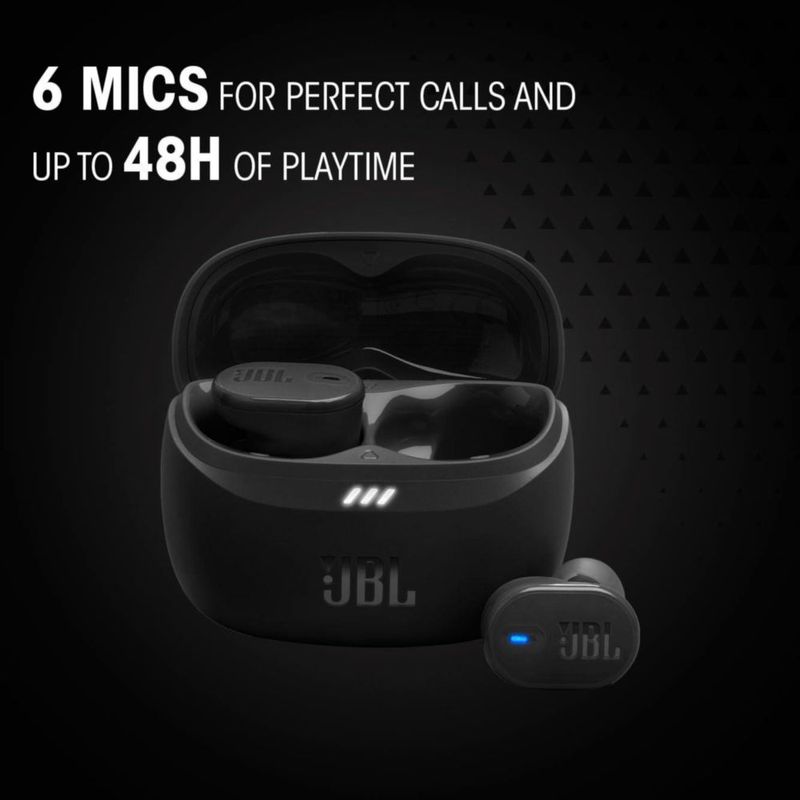 Auriculares inalámbricos con cancelación de ruido JBL Tune Buds 2 blancos
