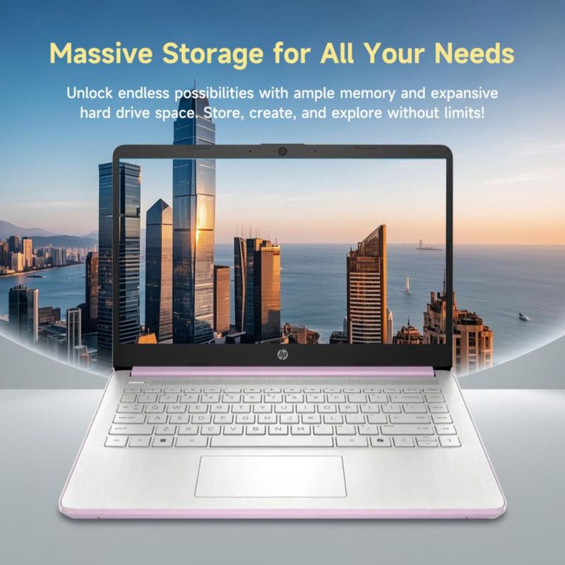 Portátil HP 14" i3 8 GB RAM 128 GB UFS con Windows 11 y Office 365