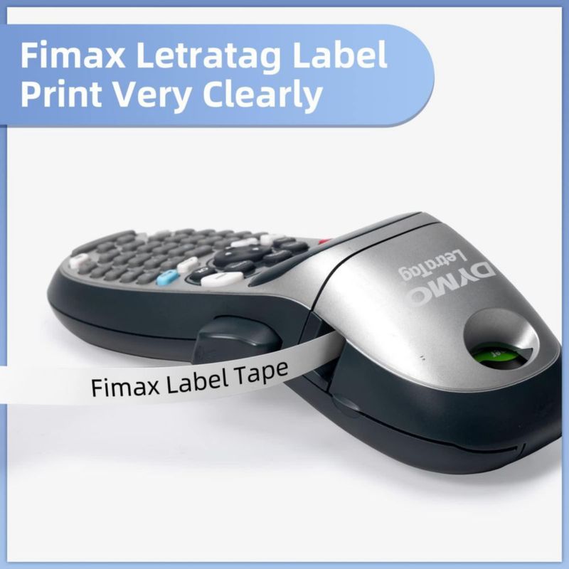 Cinta de Etiquetas Fimax 12 mm x 4 m Blanca 5 unidades LT‑100H