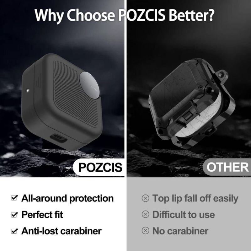 Estuche para auriculares POZCIS para CMF Buds Pro 2 negro