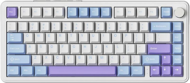 Teclado Yindiao X85 Inalámbrico TKL de 82 teclas RGB Hot‑Swap