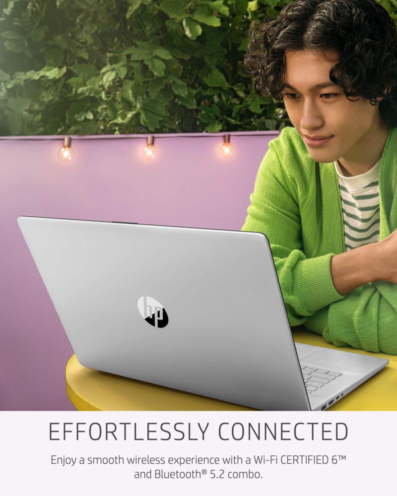 Notebook HP 17 Ryzen 3 5300U 4GB 256GB SSD 17.3" HD+