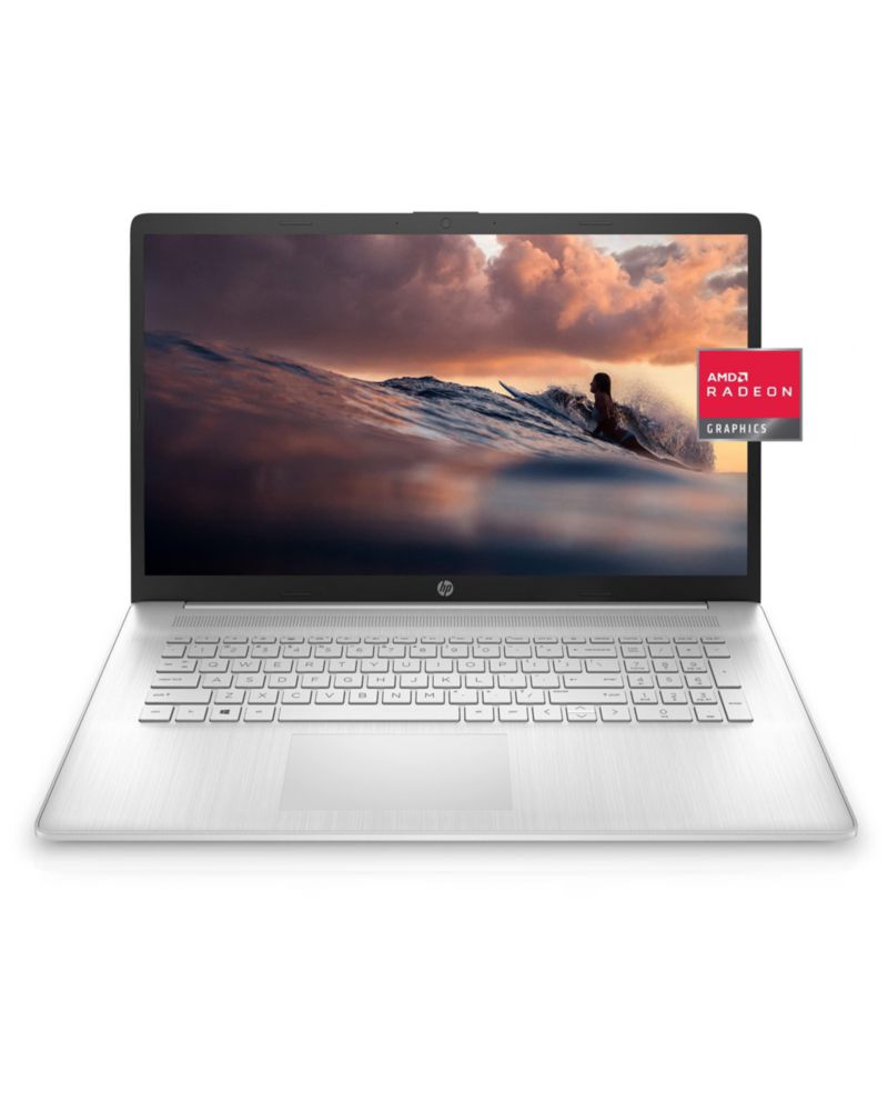Notebook HP 17 Ryzen 3 5300U 4GB 256GB SSD 17.3" HD+
