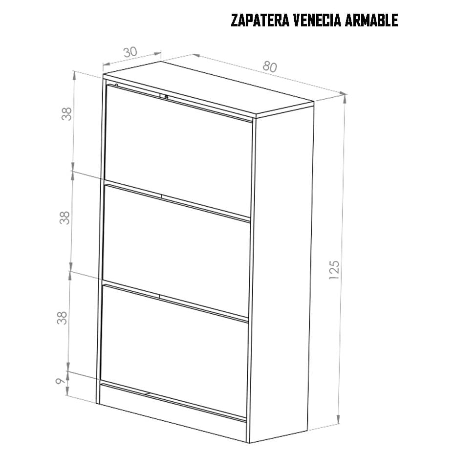 Zapatera plegable nuk - Cantia