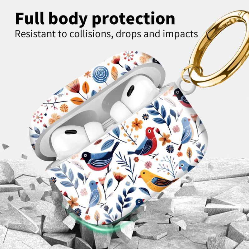 Estuche Quohet para AirPod Pro 1ª/2ª generación con llavero
