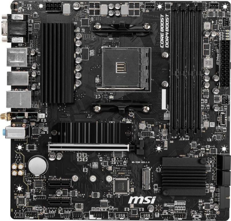 Placa madre MSI B550M PRO-VDH WiFi serie PRO AMD Ryzen 5000