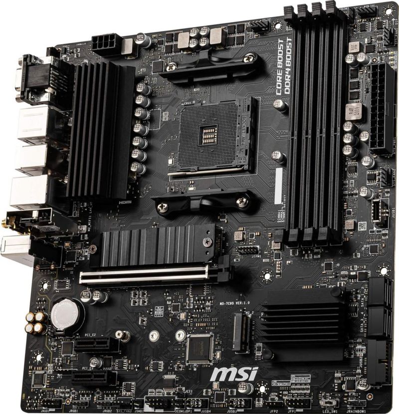 Placa madre MSI B550M PRO-VDH WiFi serie PRO AMD Ryzen 5000
