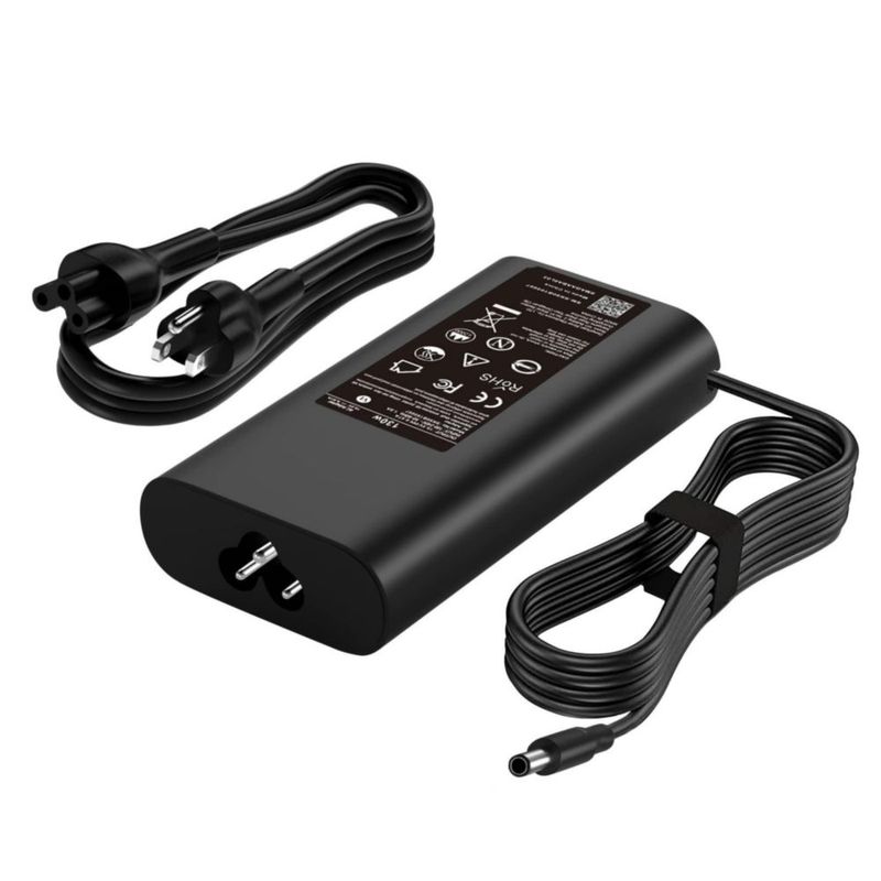 Cargador de portátil Ryaobwu 130 W 4.5 mm para Dell XPS/Precision