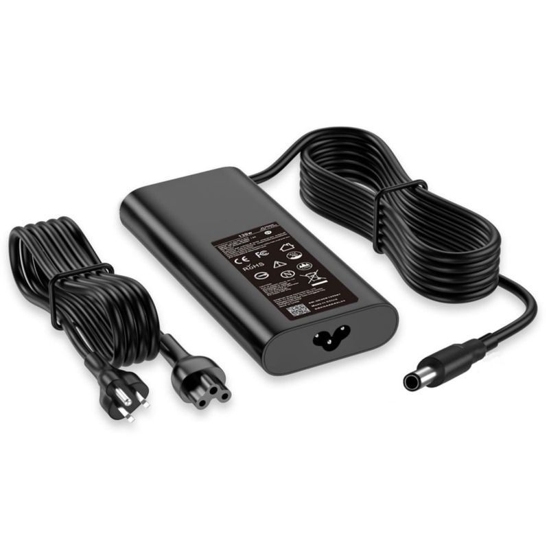 Cargador de portátil Ryaobwu 130 W 4.5 mm para Dell XPS/Precision