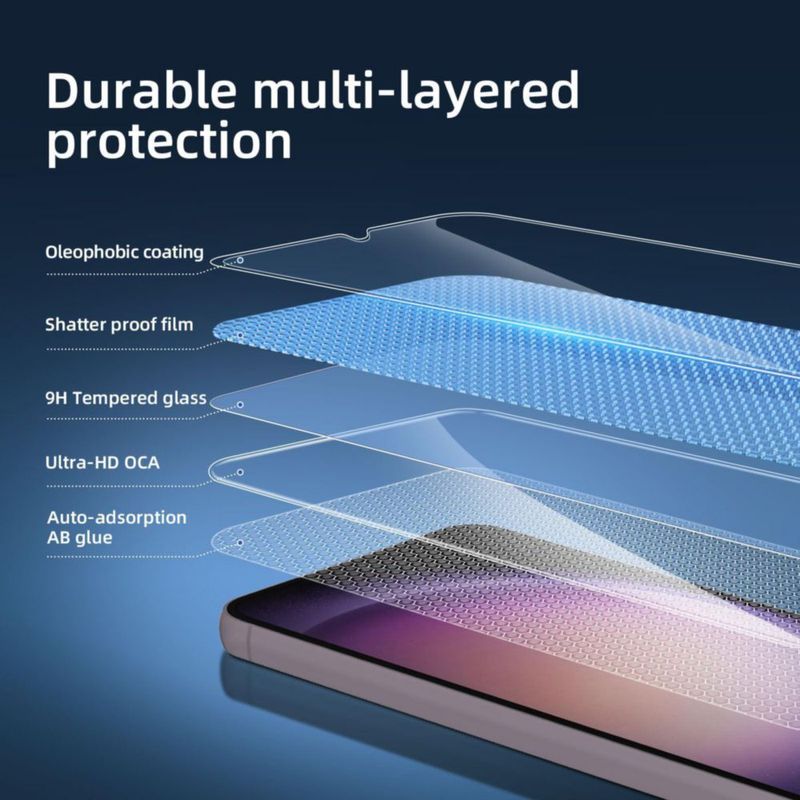 Protector de pantalla NEW'C para Samsung Galaxy S24 Plus (pack de 3)