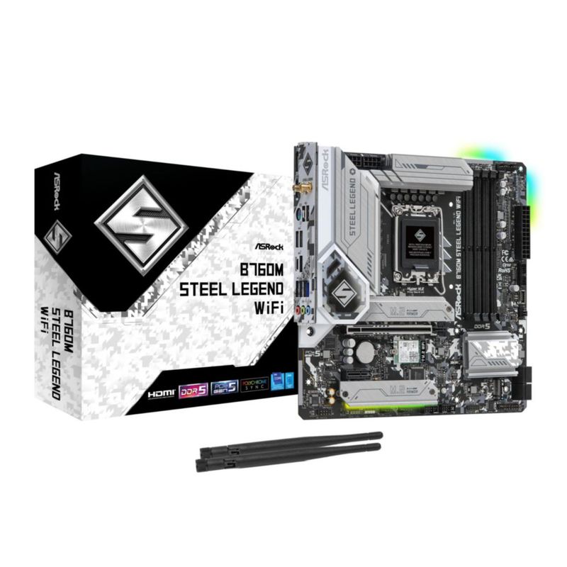 Placa base ASRock B760M Steel Legend WiFi
