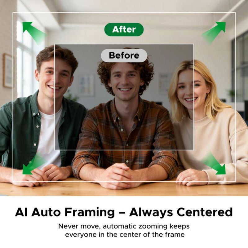 Cámara web UGREEN FineCam Pro 4K con IA y sensor de 1/2"