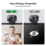 Cámara web UGREEN FineCam Pro 4K con IA y sensor de 1/2"