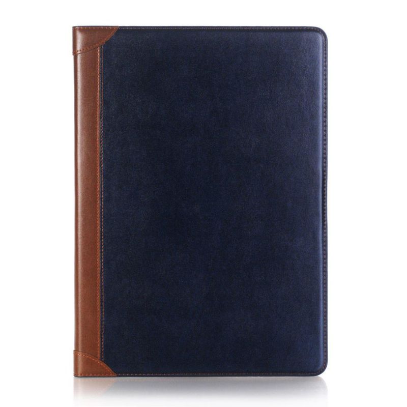 Funda para iPad DMaos 129" Azul de Cuero Sintético con Soporte y Auto‑sueño