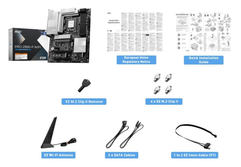 Combo Placa Madre y CPU Micro Center Ultra 7 265KF Z890-P