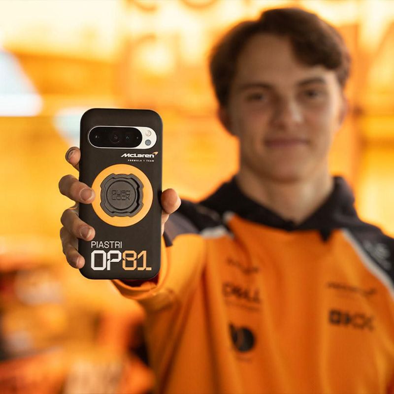 Funda Quad Lock para iPhone 15 Pro edición Oscar Piastri