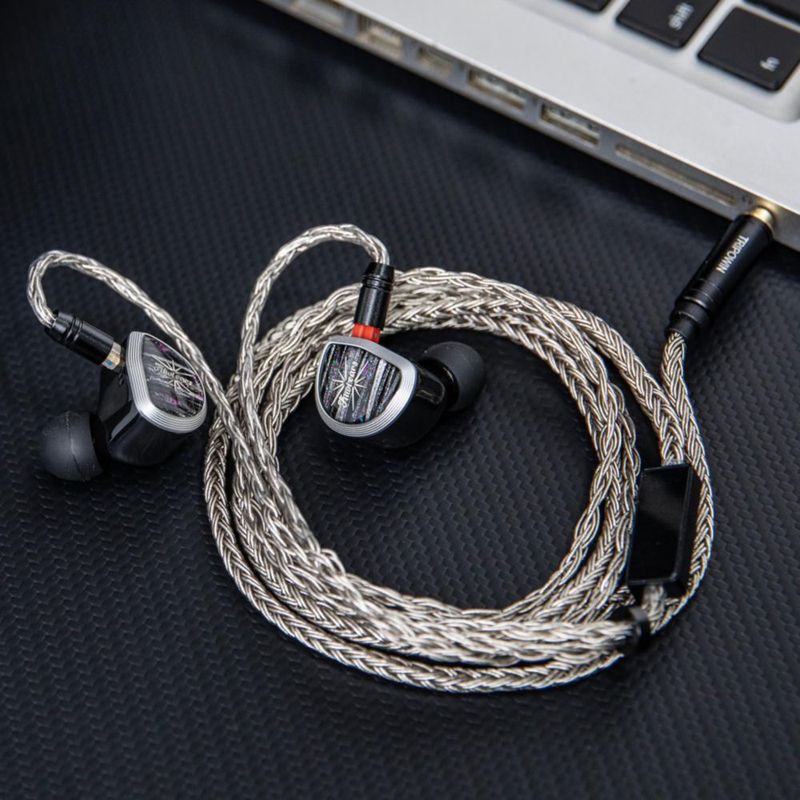 Cable IEM Linsoul Tripowin Zonie 125 m con micrófono