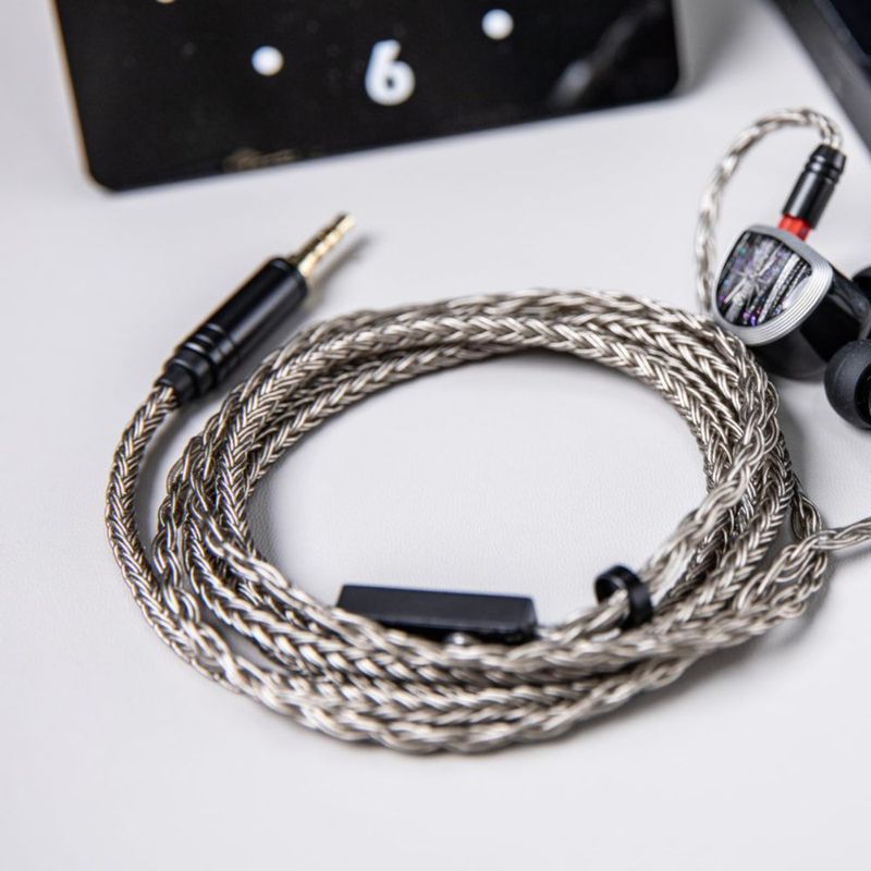 Cable IEM Linsoul Tripowin Zonie 125 m con micrófono