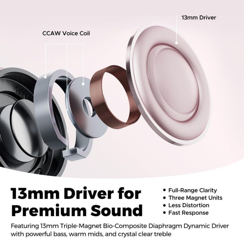 AUDÍFONOS SoundPEATS Air6 HS Inalámbricos Bluetooth 6.0