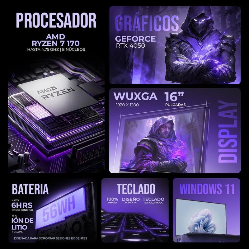 Laptop gamer asus tuf a16 geforce rtx 4050 ryzen 7 16gb 512gb
