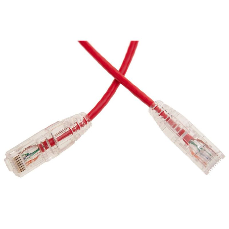 Cable Ethernet Futureonics Cat6a 15 cm Rojo (Pack de 50)