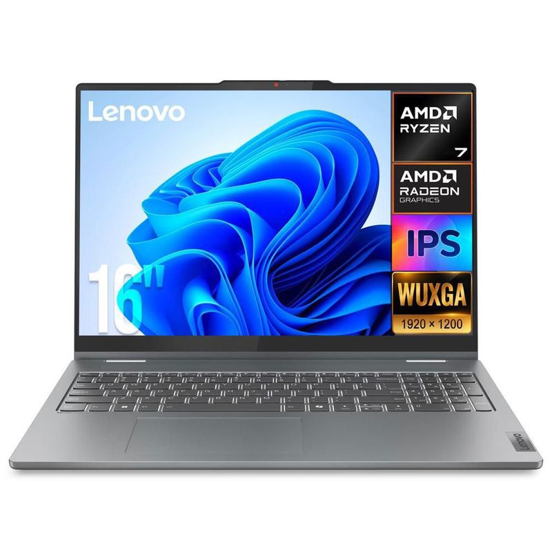 Laptop lenovo ideapad 5 ryzen 7 8845hs 16gb 1tb pantalla 16