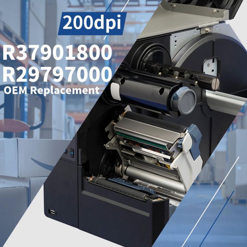 Cabezal de impresión GETPARTS R37901800 203 dpi para SATO CL4NX