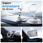 Soporte para teléfono de coche ANDERY Magsafe succión máxima 78 lb (35 kg)