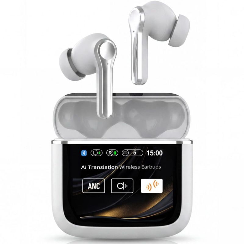 Audífonos SureTech Bluetooth 6.0 ANC 60 h Blanco