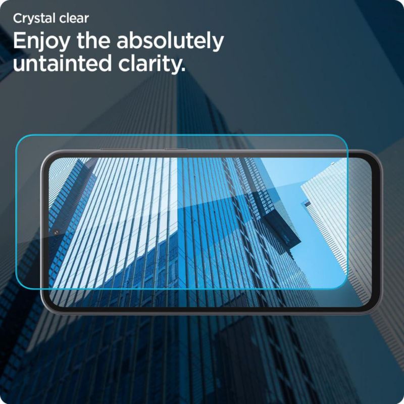 Protector de pantalla Spigen GlasTR AlignMaster para Galaxy S23 FE – Pack de 2