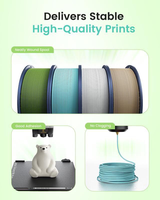 Filamento PLA YOOPAI 175 mm 250 g Pack de 8 Multicolor