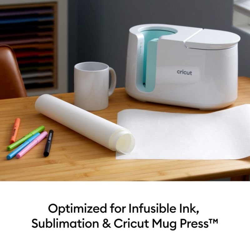 Juego de 4 tazas en blanco Cricut 425 ml cerámica blanca